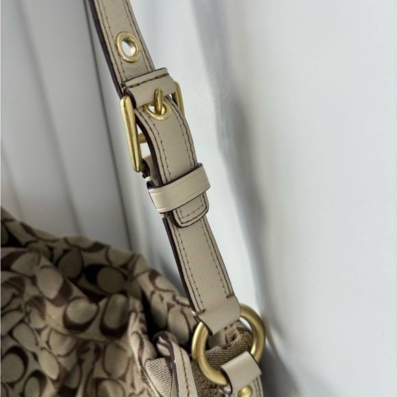 2000's Y2K Coach Signature Canvas Top Handle Bag - Picture 4 of 5